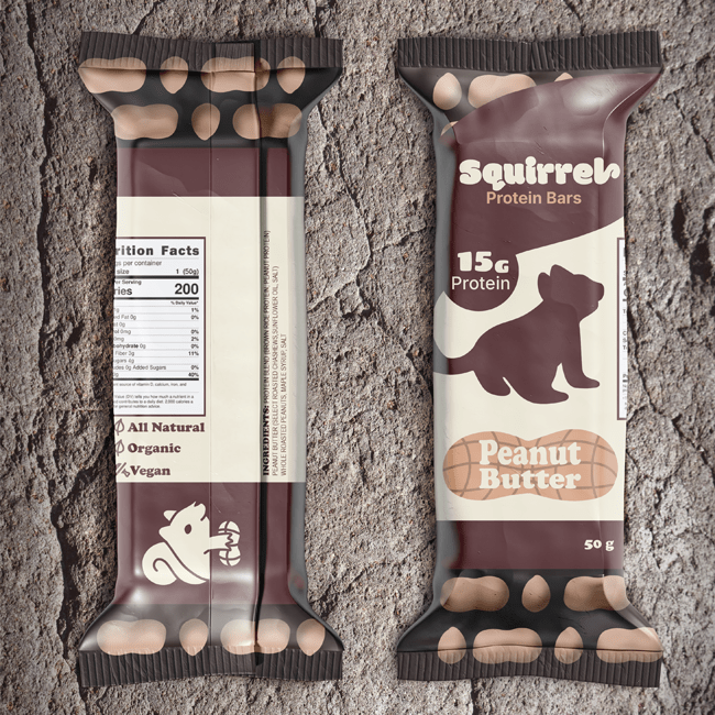 Peanut Butter bar Mock-up